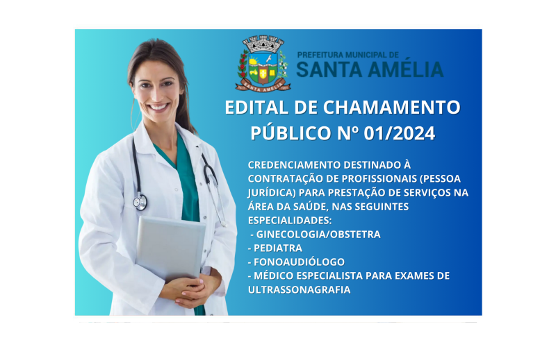 EDITAL DE CHAMAMENTO PÚBLICO Nº 01/2024